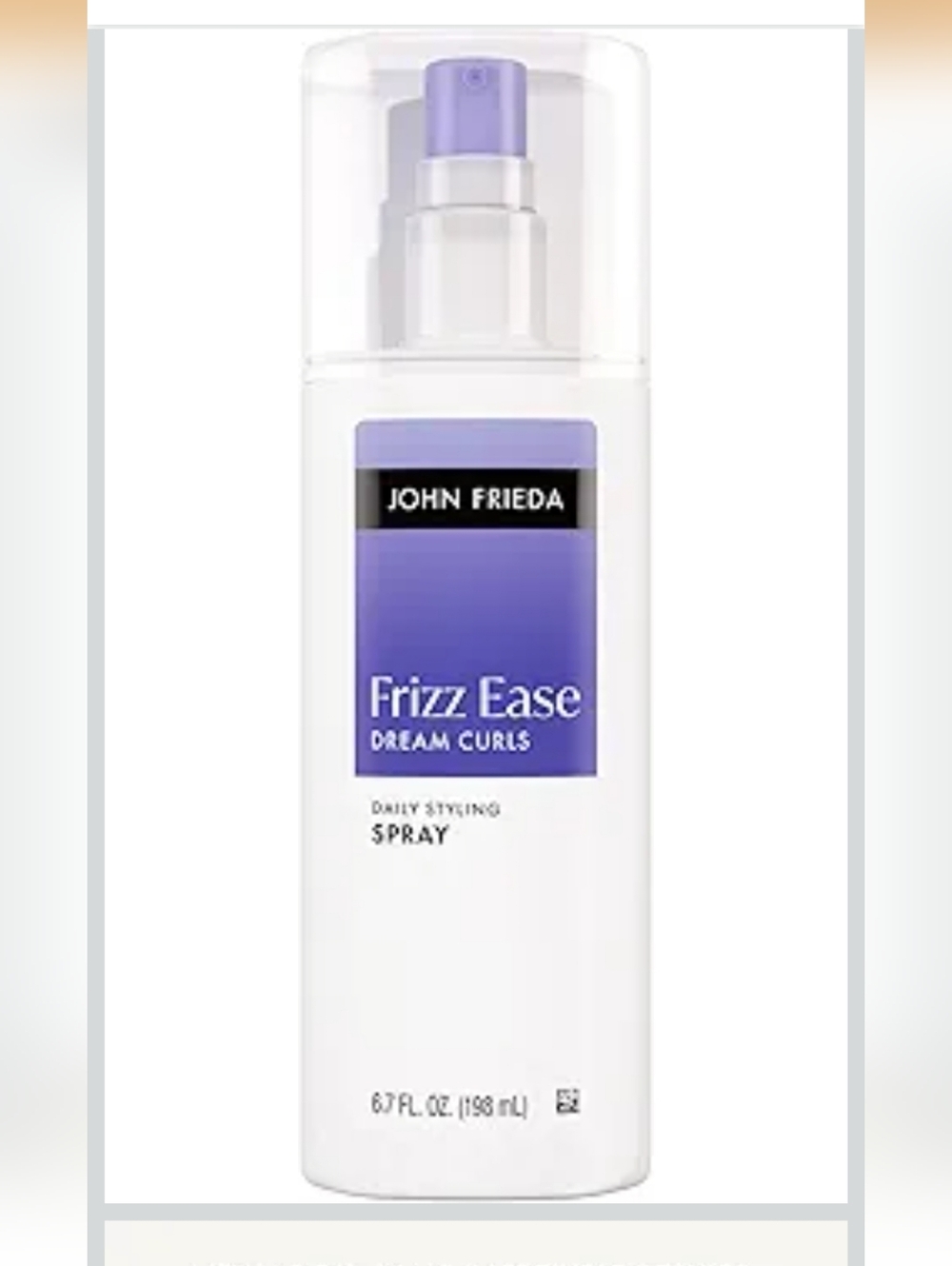 John Frieda Frizz Ease Dream Curls Daily Styling Spray